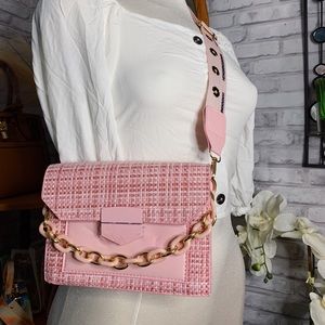 Mini crossbody bag in pink